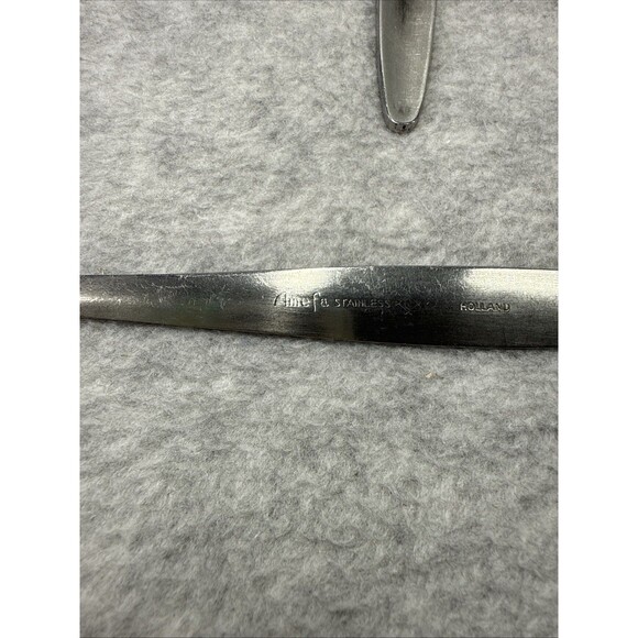 3 pc Vintage Amefa Holland Tulip Time Serving Set Stainless Flatware Retired MCM - Picture 3 of 9